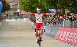 Лафей выиграл 8-й этап Giro D'Italia. Пономарь обновил свой лучший результат