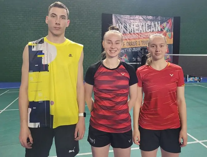 Украинские бадминтонисты завоевали три медали на соревнованиях в Мексике
