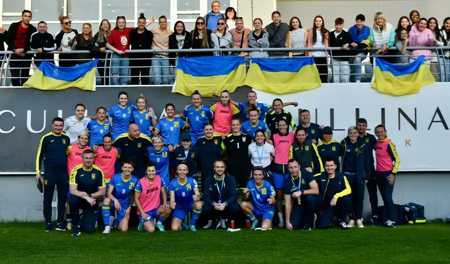 Сборная Украины с издевательским счетом сохранила место в дивизионе B Лиги наций
