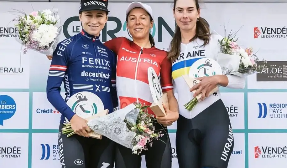 Українська велосипедистка завоювала бронзу на змаганнях у Франції