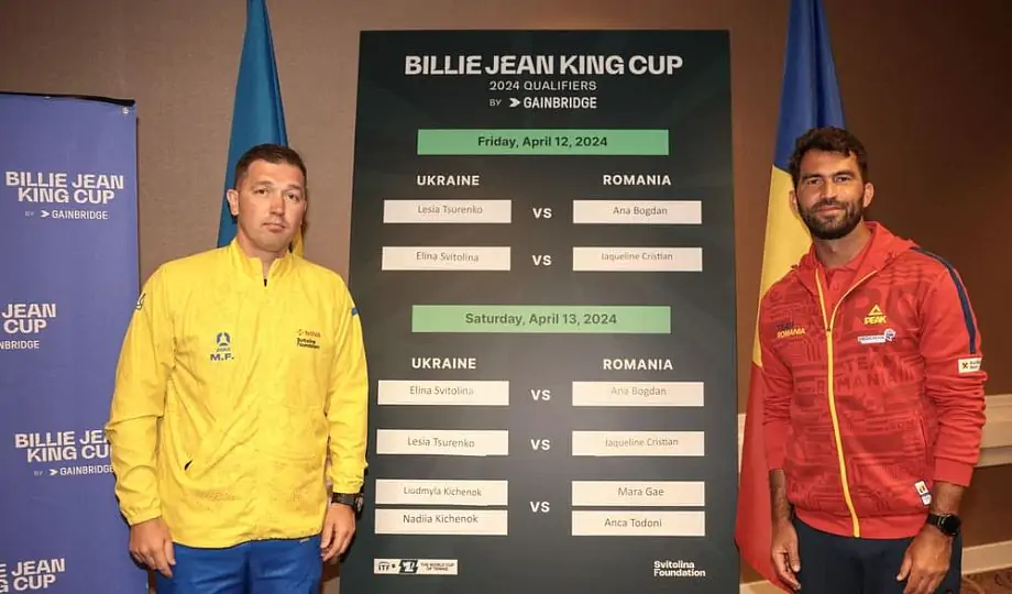 Капитан сборной Украины ожидает сложный матч с Румынией в Кубке Билли Джин Кинг