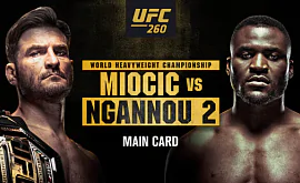 UFC 260: Нганну нокаутував Міочіча, Вудлі знову програв